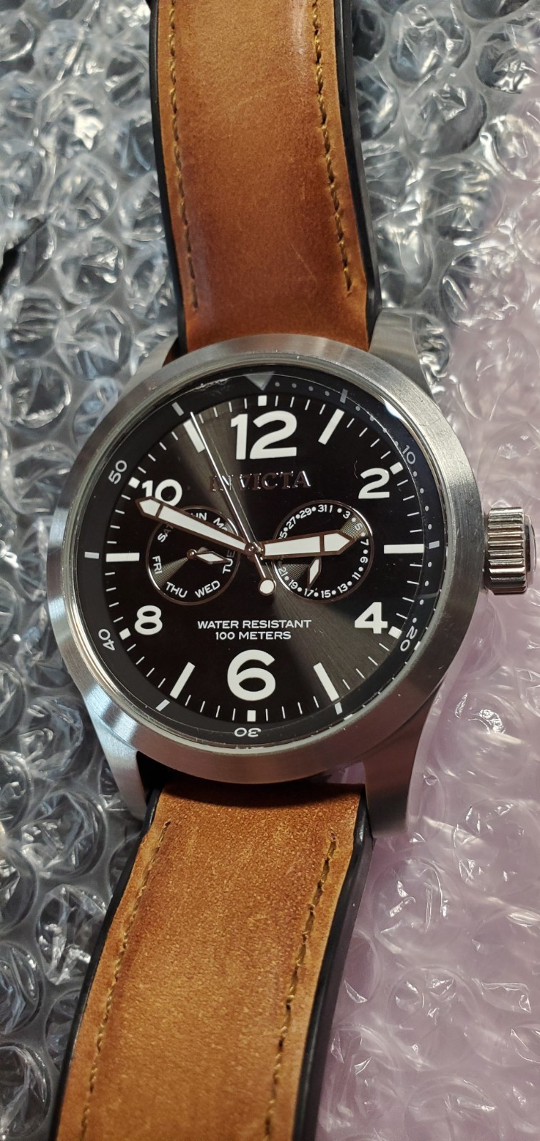 Invicta Watch 0764 100 Meter Water Resistant 48mm Case