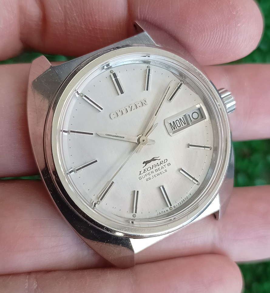 RARE VINTAGE CITIZEN LEOPARD SUPER BEAT8 WATCH…RUNNING/AS-IS FOR CHECK-SERVICE