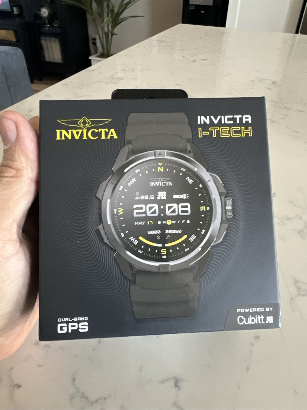 Invicta I-Tech Intelligent Smart Watch – 58mm, Black (ITECH-009) New