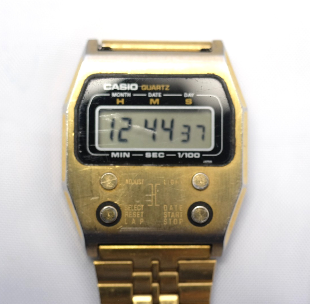 CASIO Original Vintage Rare 52QGS-14 Digital LCD Quartz Watch GP Case – New Batt