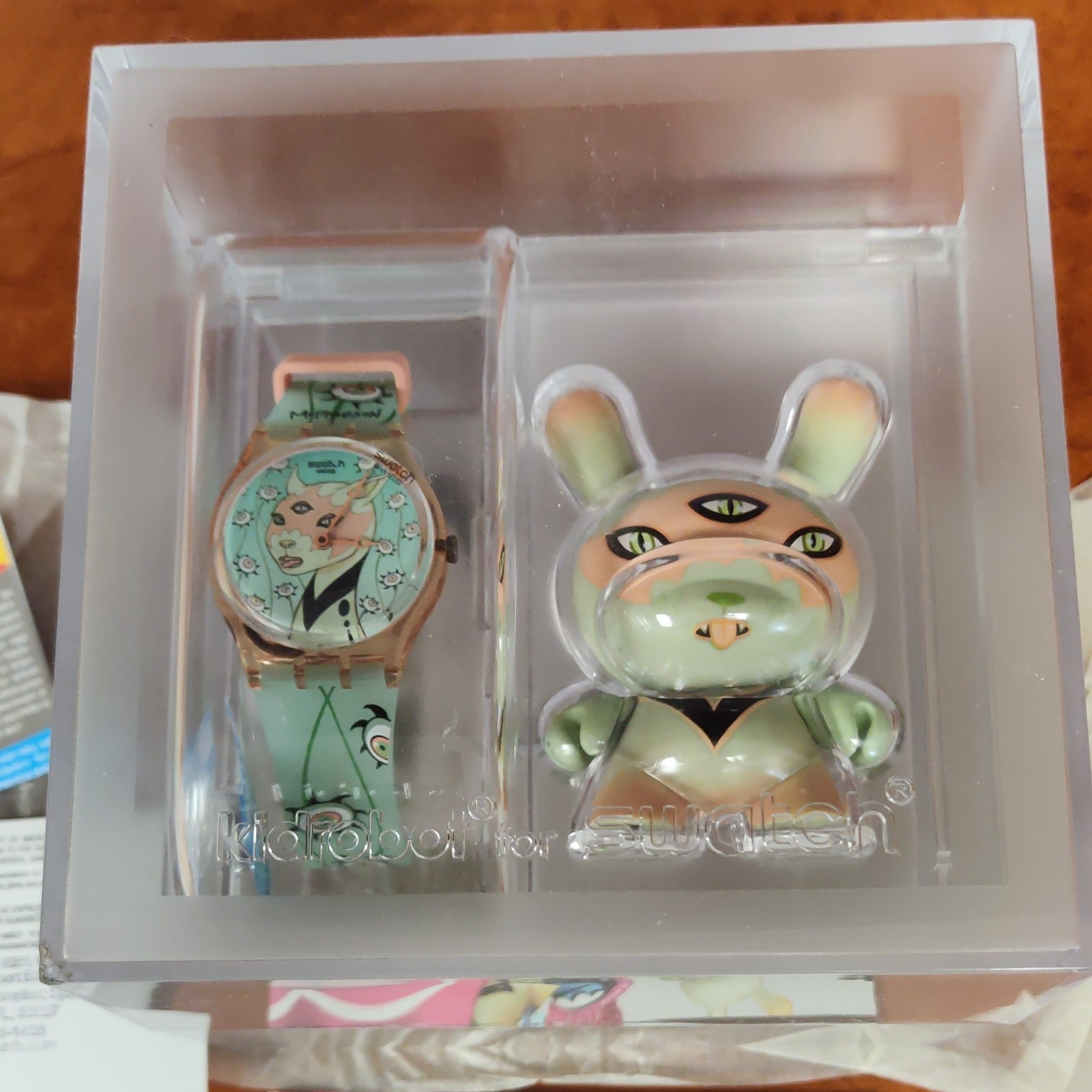 Swatch Kidrobot Collaboration Limited Edition w/ papers.