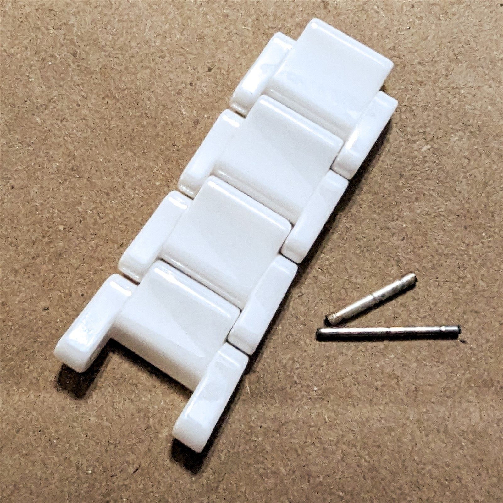 Michael Kors mk5308,mk5654 White Ceramic Watchband Repair Long Band Shoulder