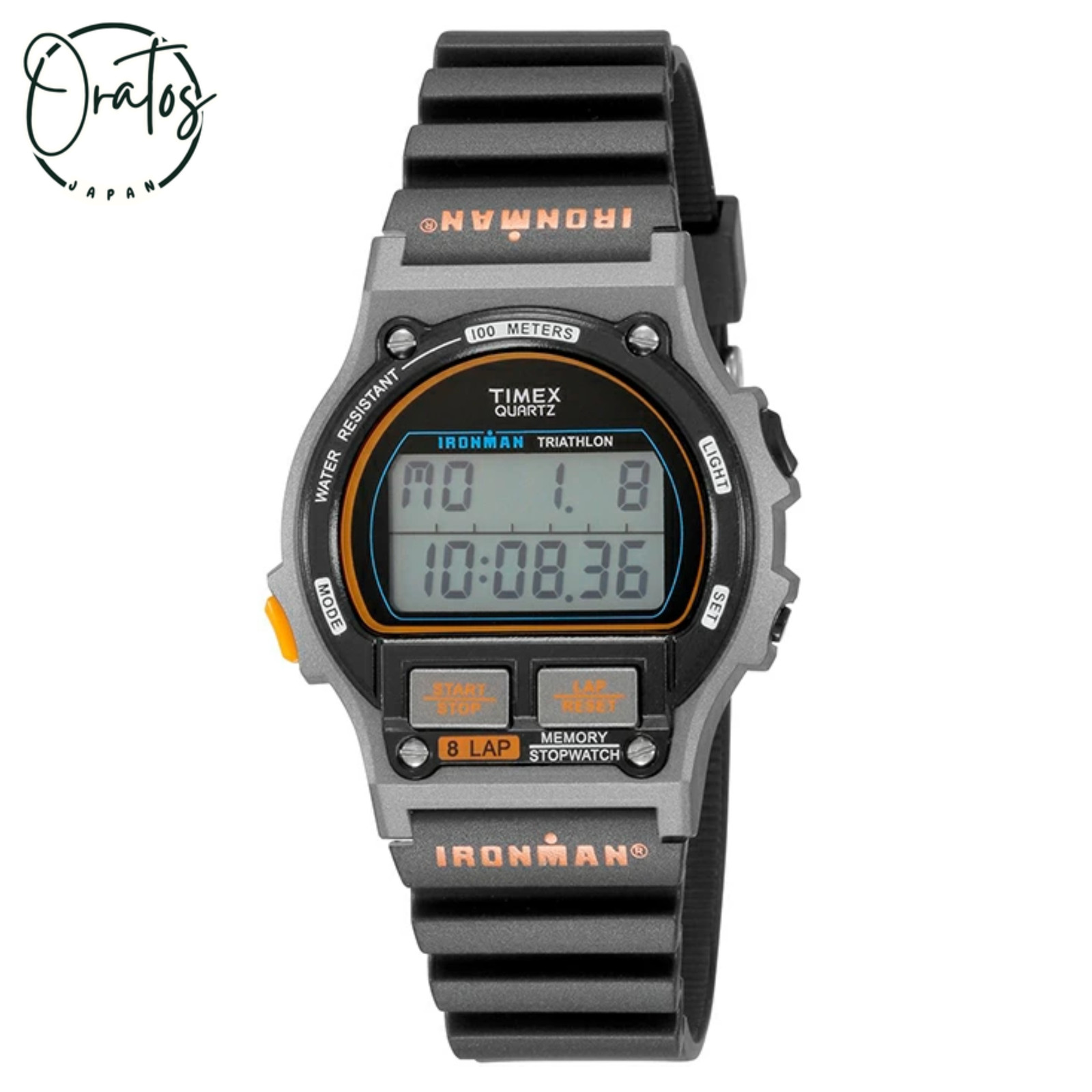 Timex Ironman 8 Lap TW5M54300 Men’s Digital Sport Watch Reissue Design Model