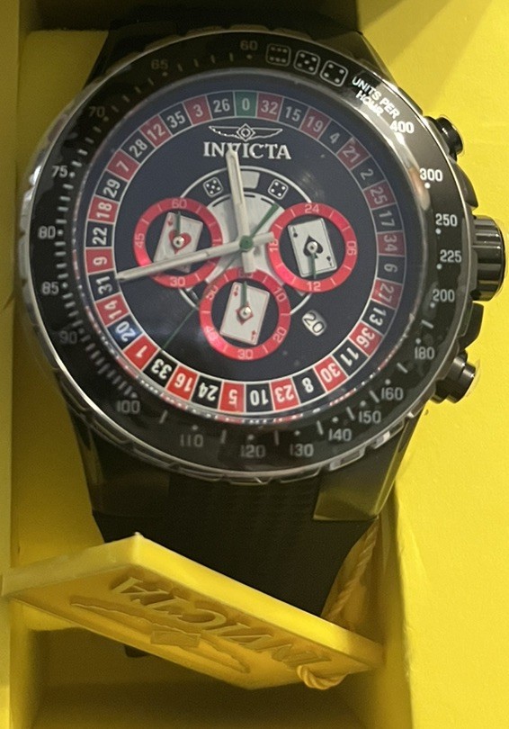 INVICTA 49850 AVIATOR MONTE CARLO ROULETTE CHRONOGRAPH 50 MM