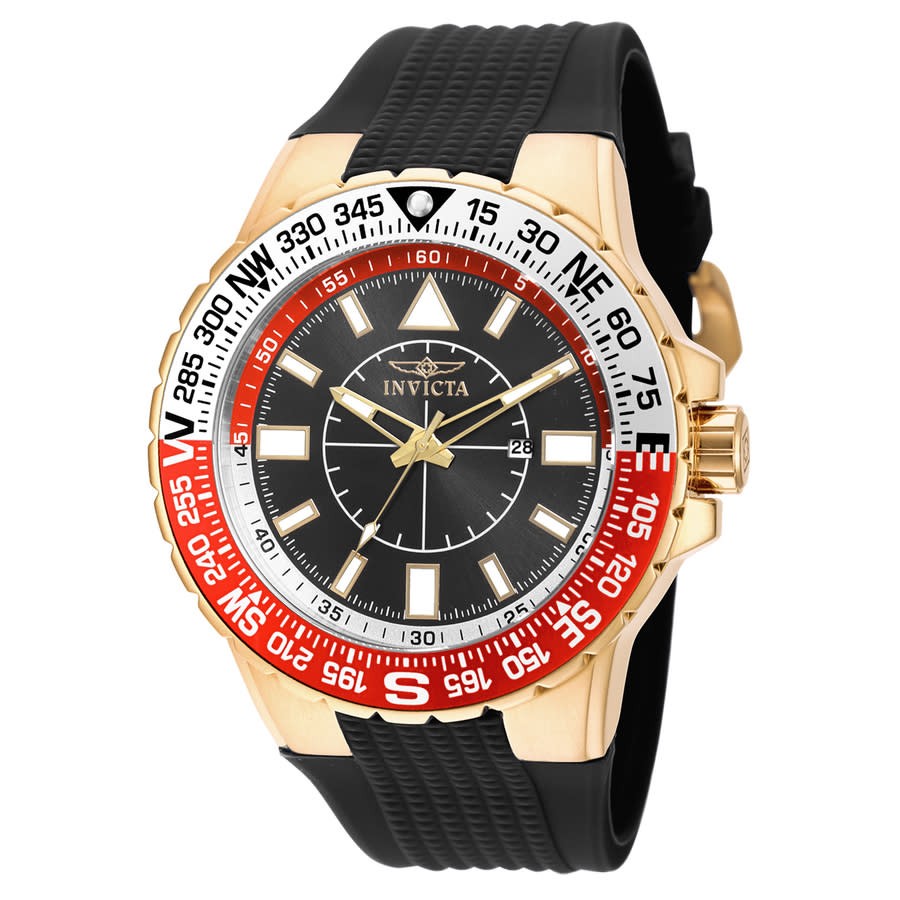 Invicta Aviator Black Dial Men’s Watch 19271