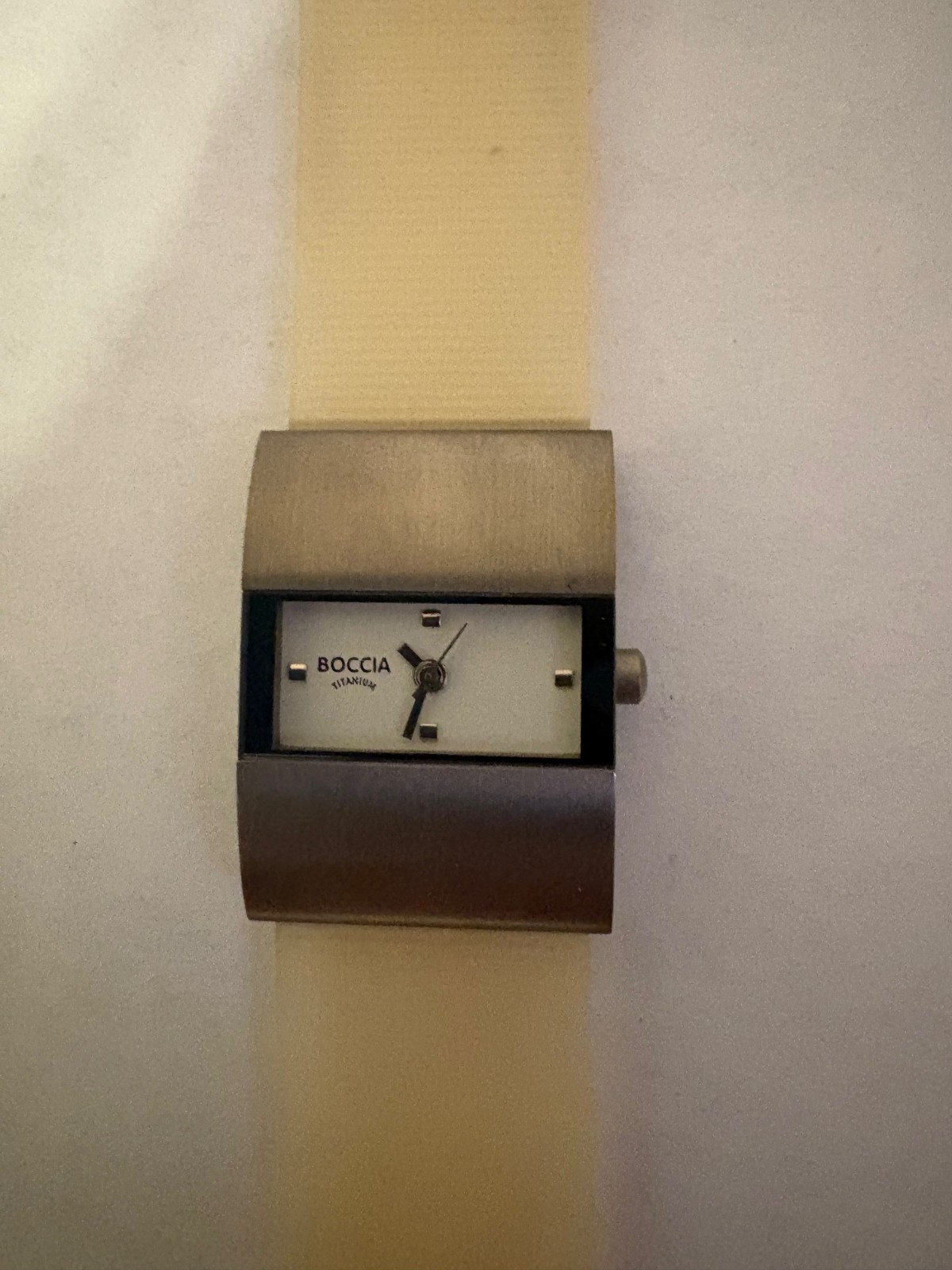 BOCCIA TITANIUM 3 BAR GENUINE SWISS QUARTZ WRISTWATCH