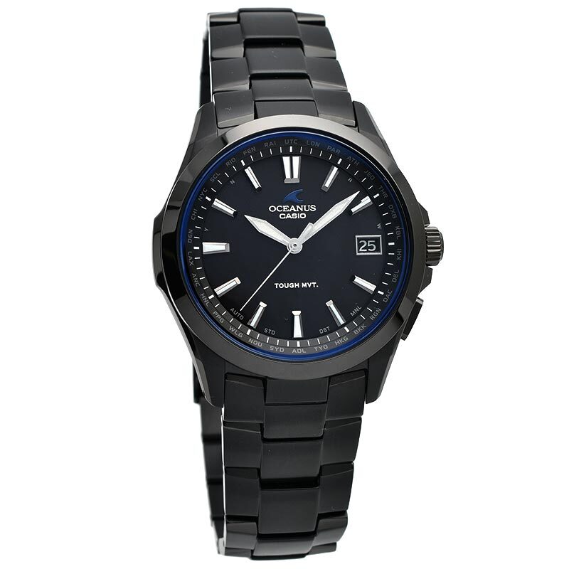 CASIO OCEANUS OCW-S100B-1AJF Titanium Radio Solar Watch Black 41.5mm