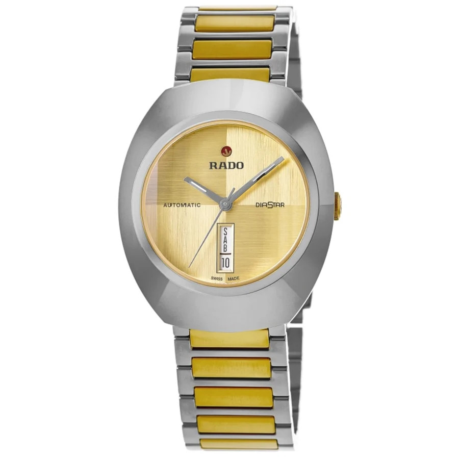 New Rado Original Automatic DiaStar Yellow Dial Two-Tone Men’s Watch R12160253