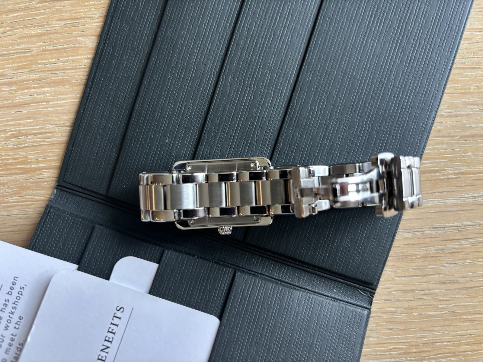 Frédérique Constant Classics Carrée Ladies Quartz Roman Silver Dial Steel Box