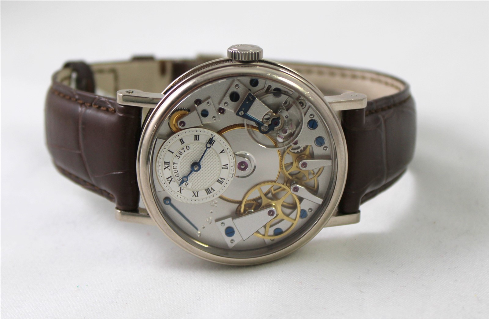 Breguet Tradition Ref. 7027 Manual Wind 38mm 18K White Gold Wristwatch