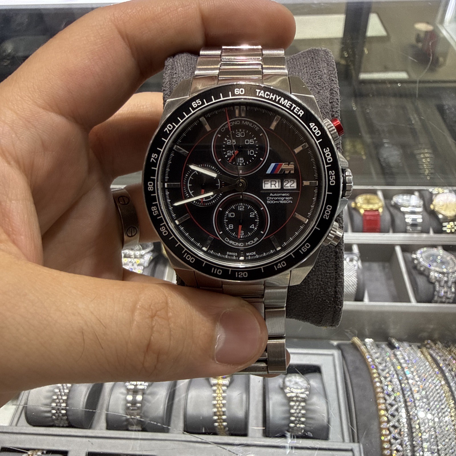 BMW M Automatic Chronograph Watch Limited Edition!! BEST PRICE IN THE WORLD