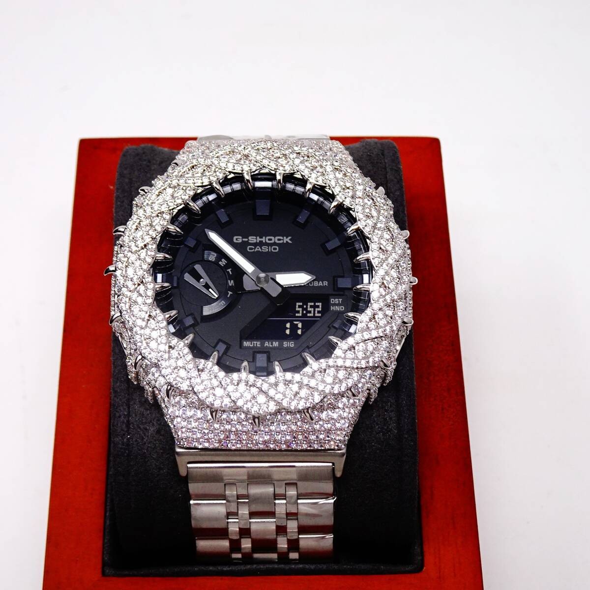 New〓mod〓G-Shock custom watch〓Regular GA2100CM body included〓Stainless steel