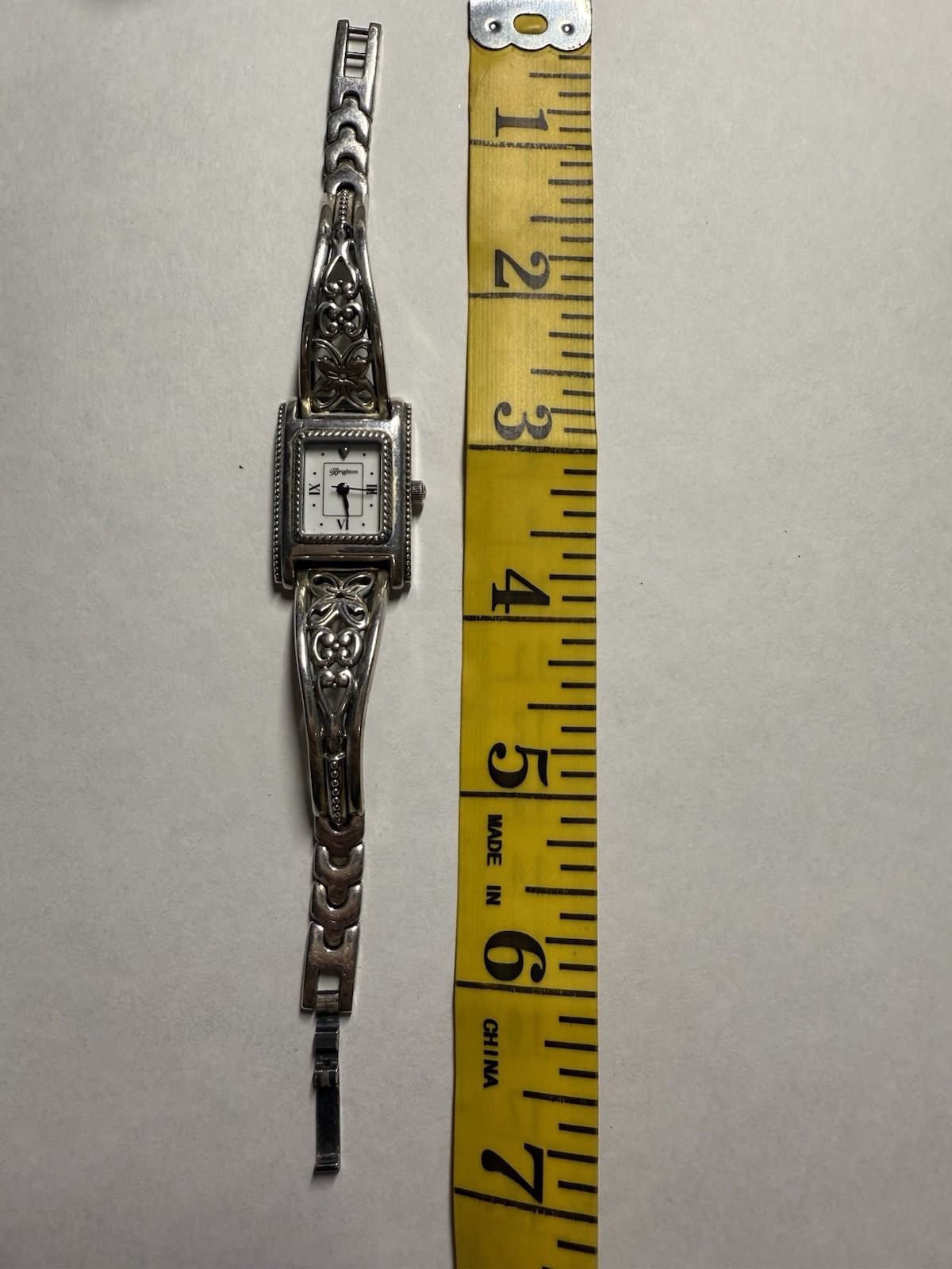 Brighton Hamilton Classic Silver Plated Bracelet Watch UNTESTED