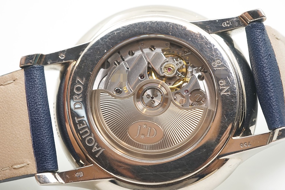 Jaquet Droz Grande Seconde Off-Centered J003034 18K White Gold 43mm Limited