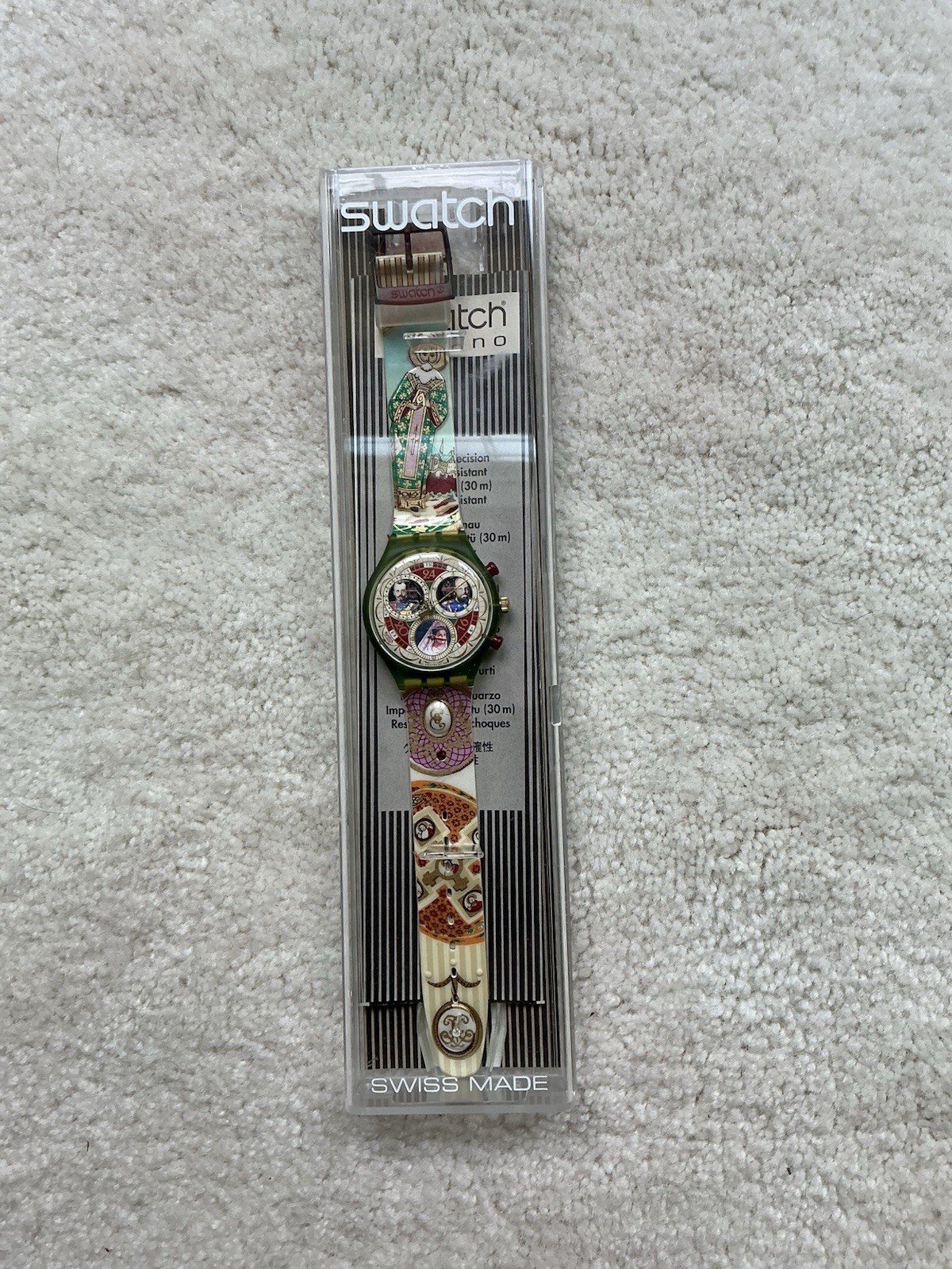 BRAND NEW IN BOX RARE LIMITED EDITION 1995 SWATCH RUSSIAN TREASURY WATCH