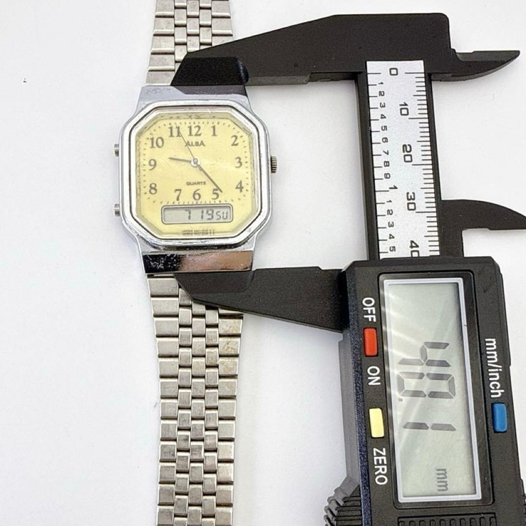 Working condition Seiko ALBA Analog-Digital Men’s Watch V041-5000 y2k