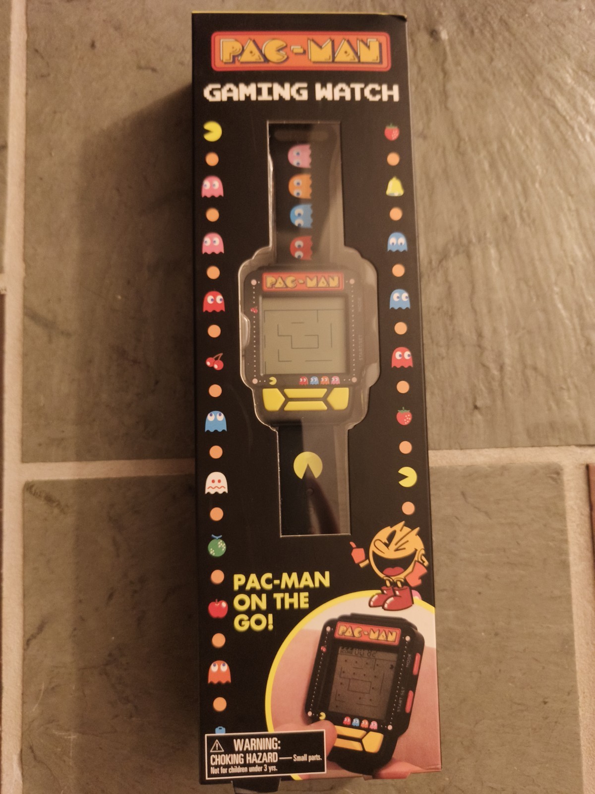 Fizz Creations Pac-Man Retro Digital Gaming Watch Wristwatch RARE New