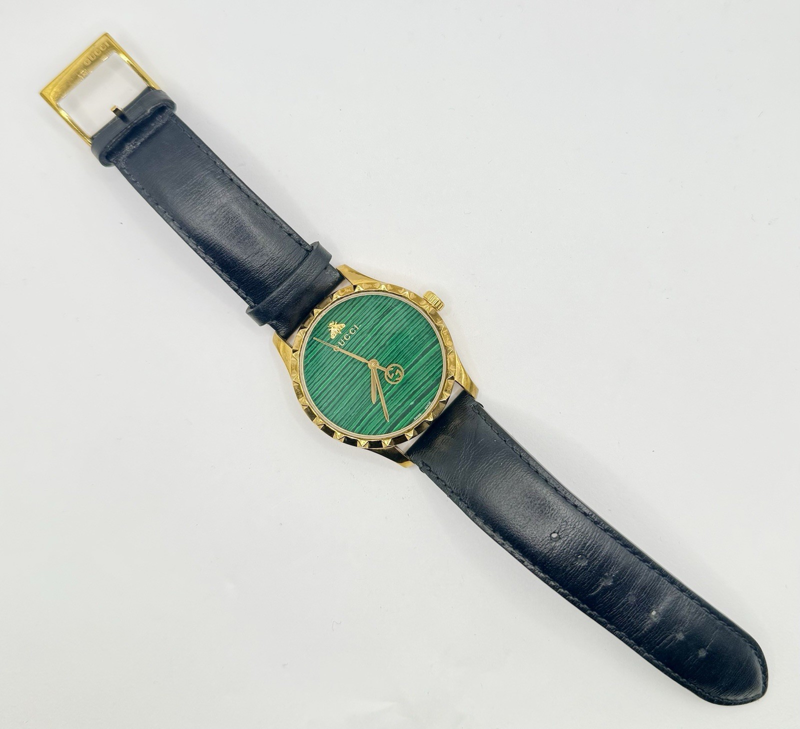 GUCCI Le Marche des Merveilles 126.4 Quartz Men’s Green Dial Analog From Japan