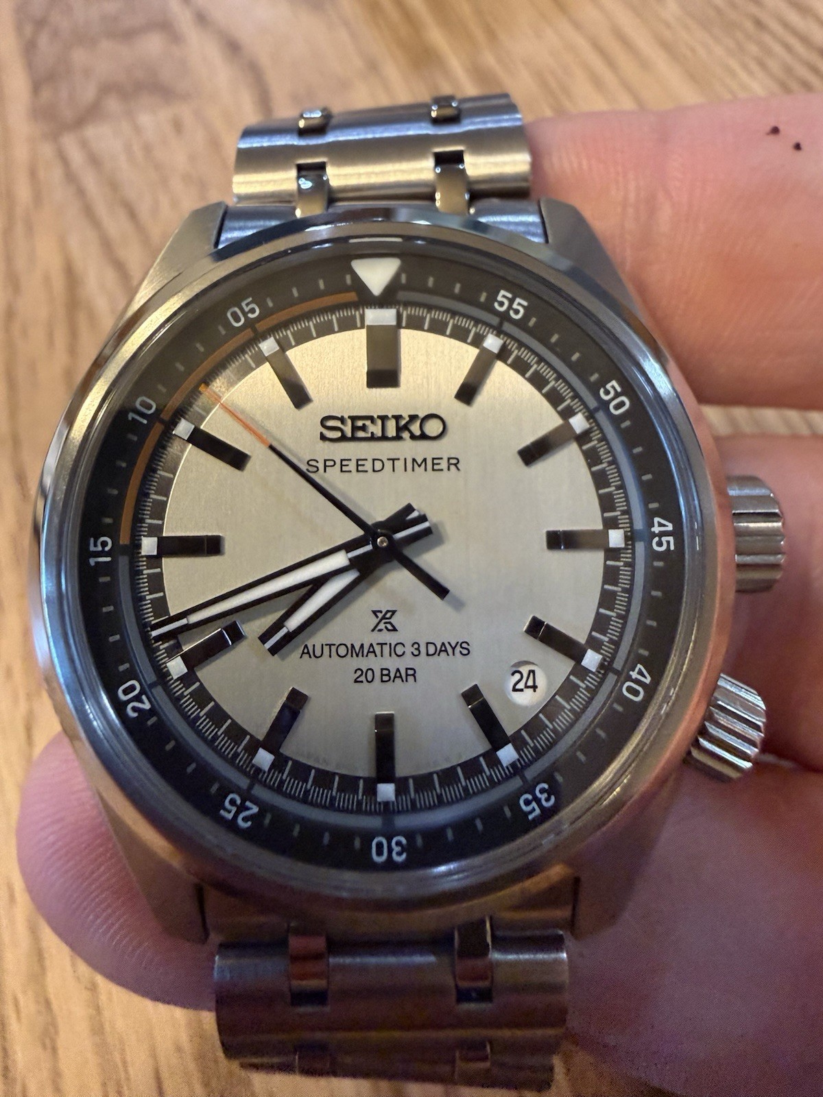 Seiko Prospex Speedtimer Automatic (SPB513) 200m OEM Bracelet w/ Box Papers