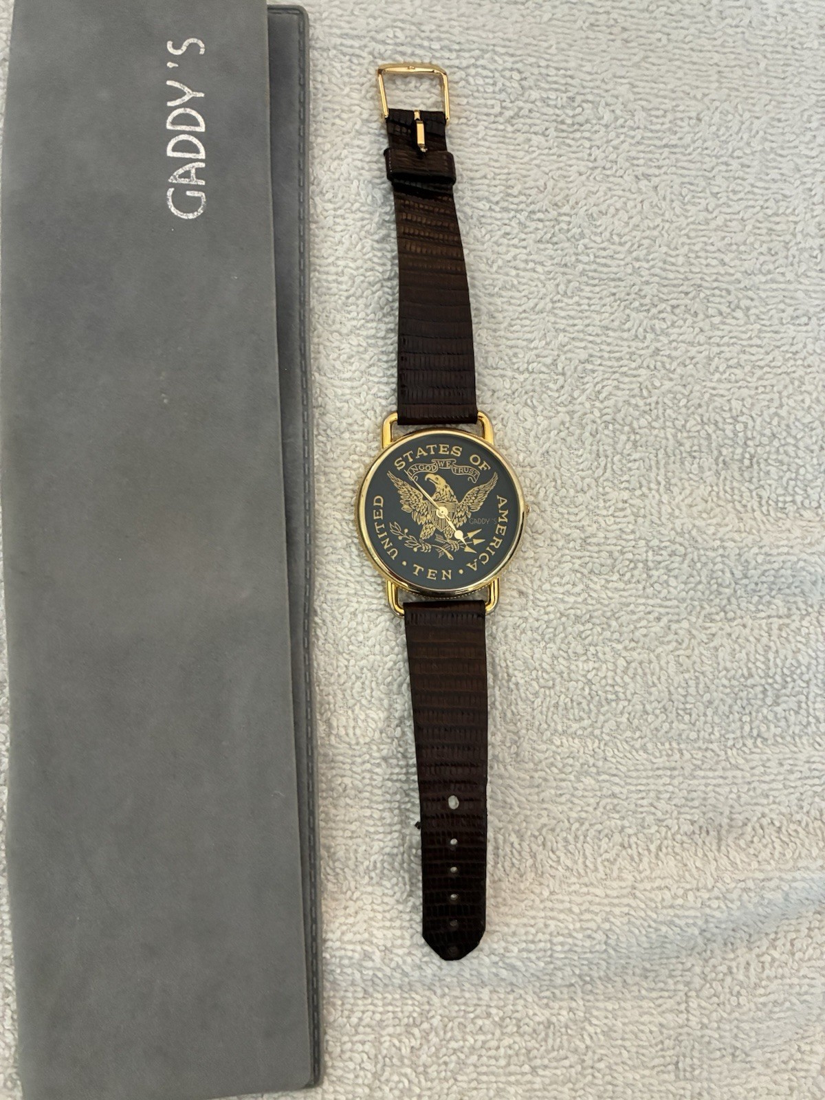 GADDY UNITED STATES OF AMERICA TEN WATCH – NEVER USED