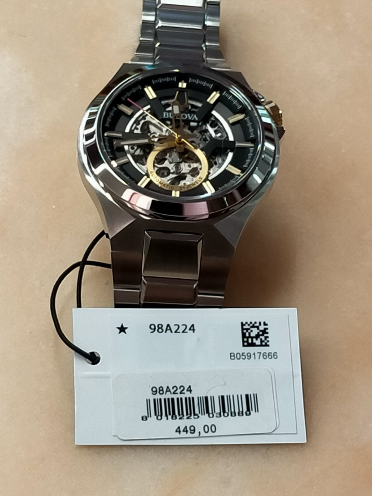 Bulova Automatic Skeleton Watch