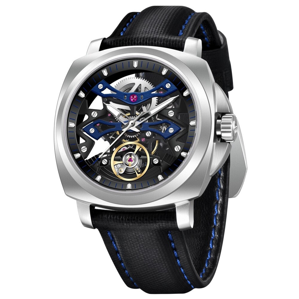 Men’s Automatic Mechanical Watch 100M Waterproof Sapphire Glass Luminous Hollow