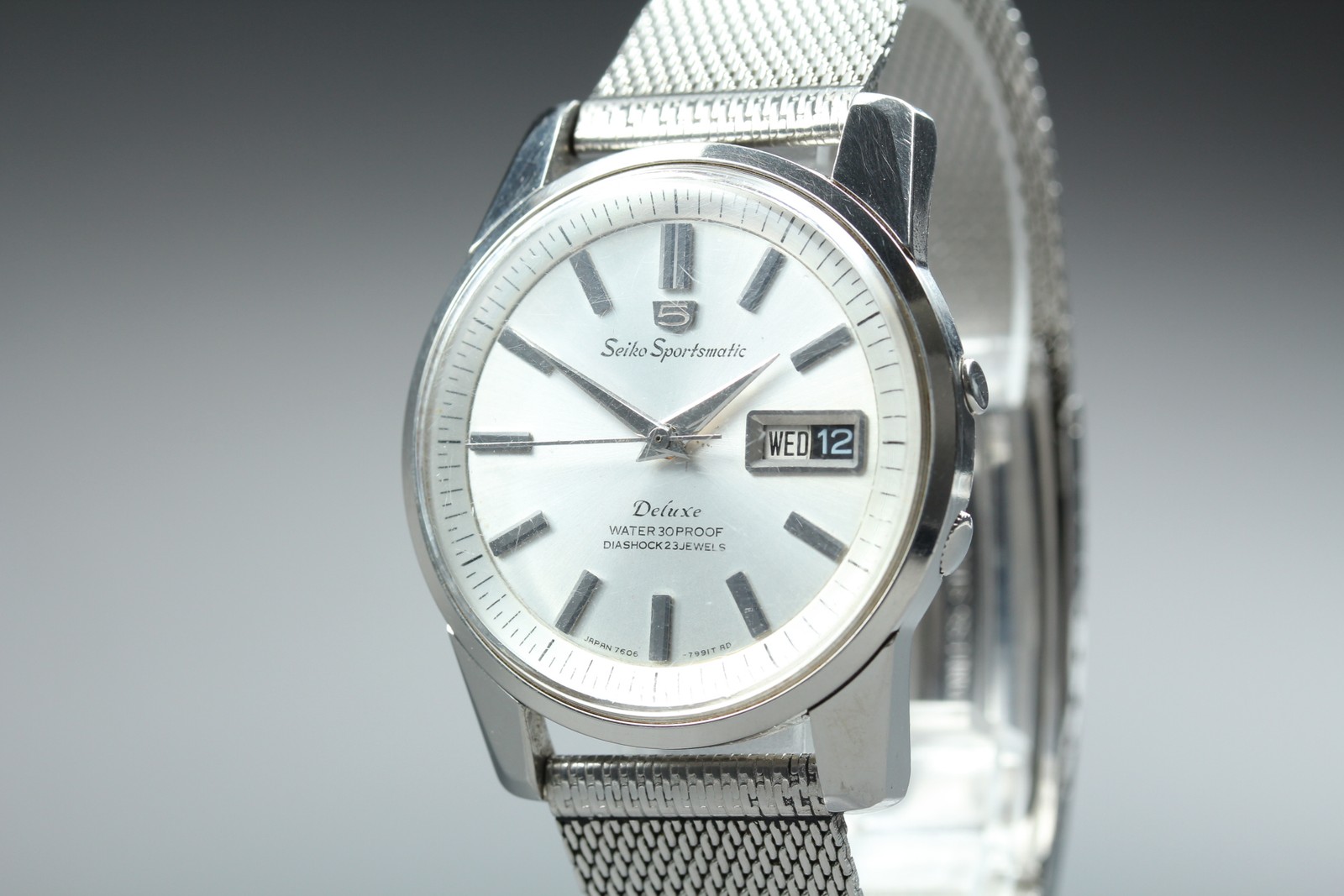 Vintage 1965 [Exc+5] SEIKO SPORTSMATIC 5 DX 7606-7992 Automatic Men watch JAPAN