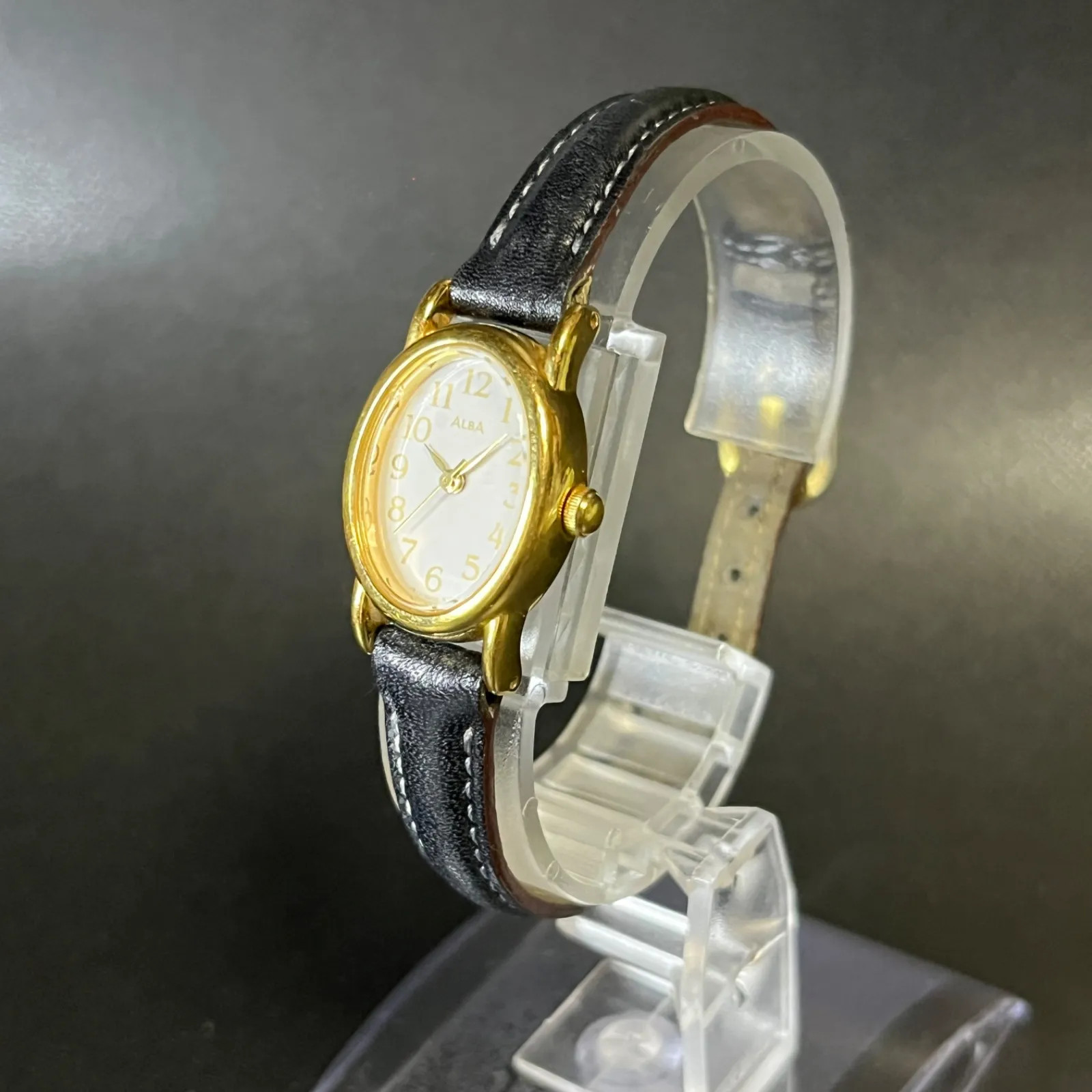 [Working Condition] SEIKO ALBA Quartz Oval Watch, Battery Replaced, Functionalit