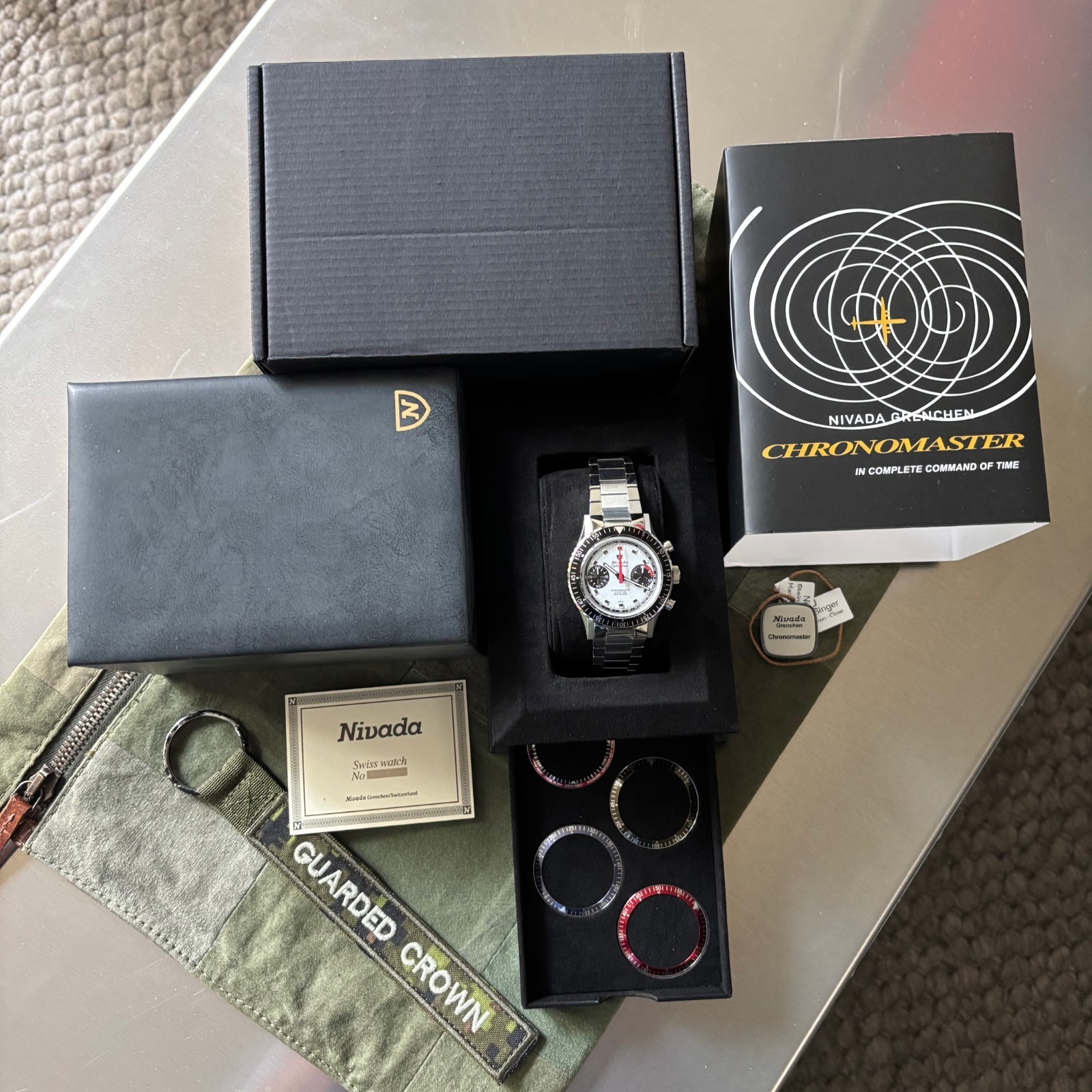 2026 Nivada Grenchen Chronomaster Panda 38mm 86054M20LC – Panda Dial