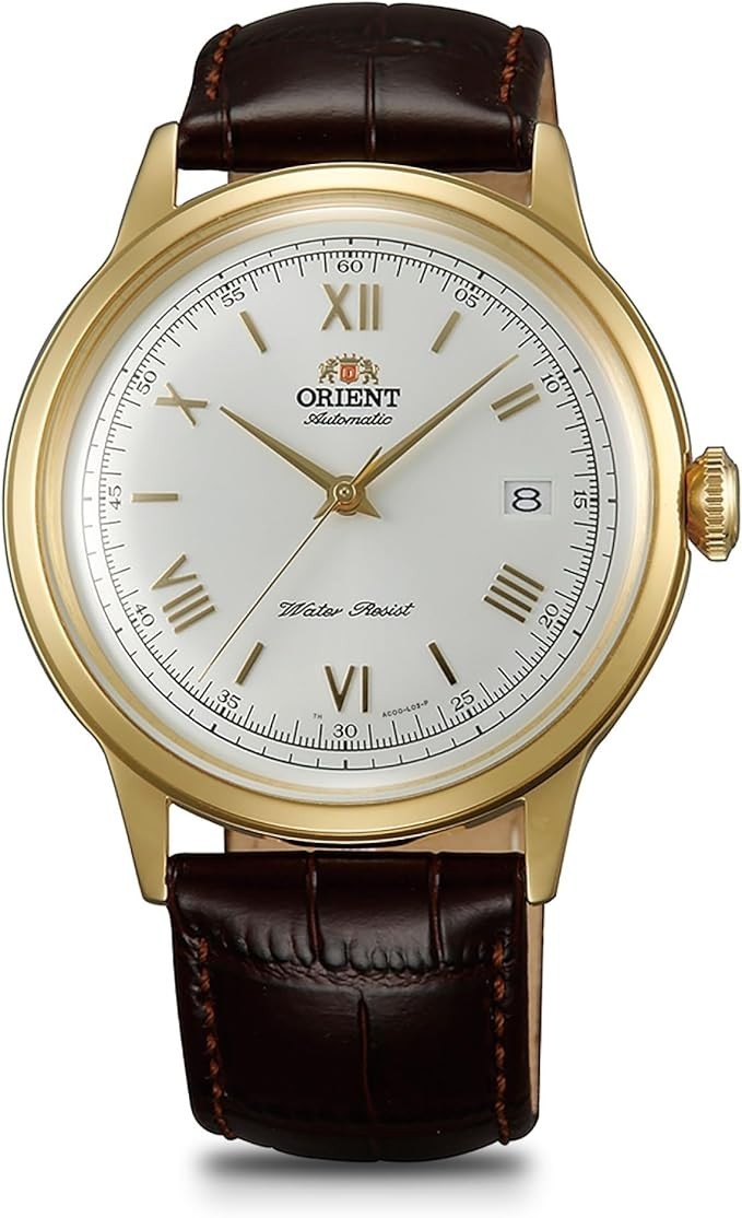 ORIENT SAC00007W0 FAC00007W0 Bambino V2 Gold White Dial Automatic Men’s Watch