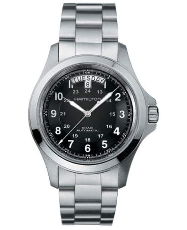 New Hamilton Khaki Field King Auto 40MM Day-Date Black Men’s Watch H64455133
