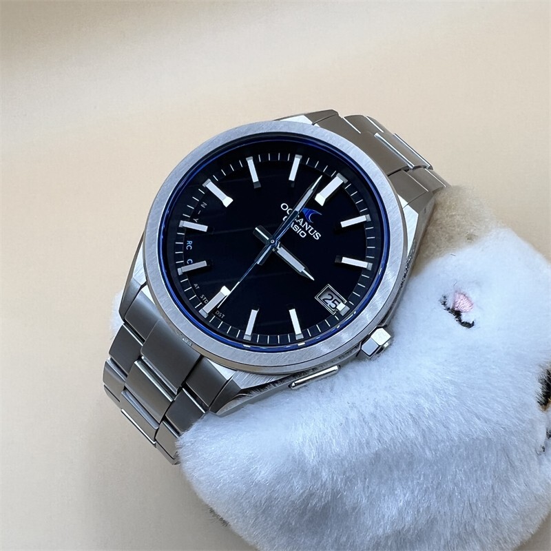 Casio OCEANUS Solar Radio bluetooth Wave Japan Made metal watch OCW-T200S-1AJF