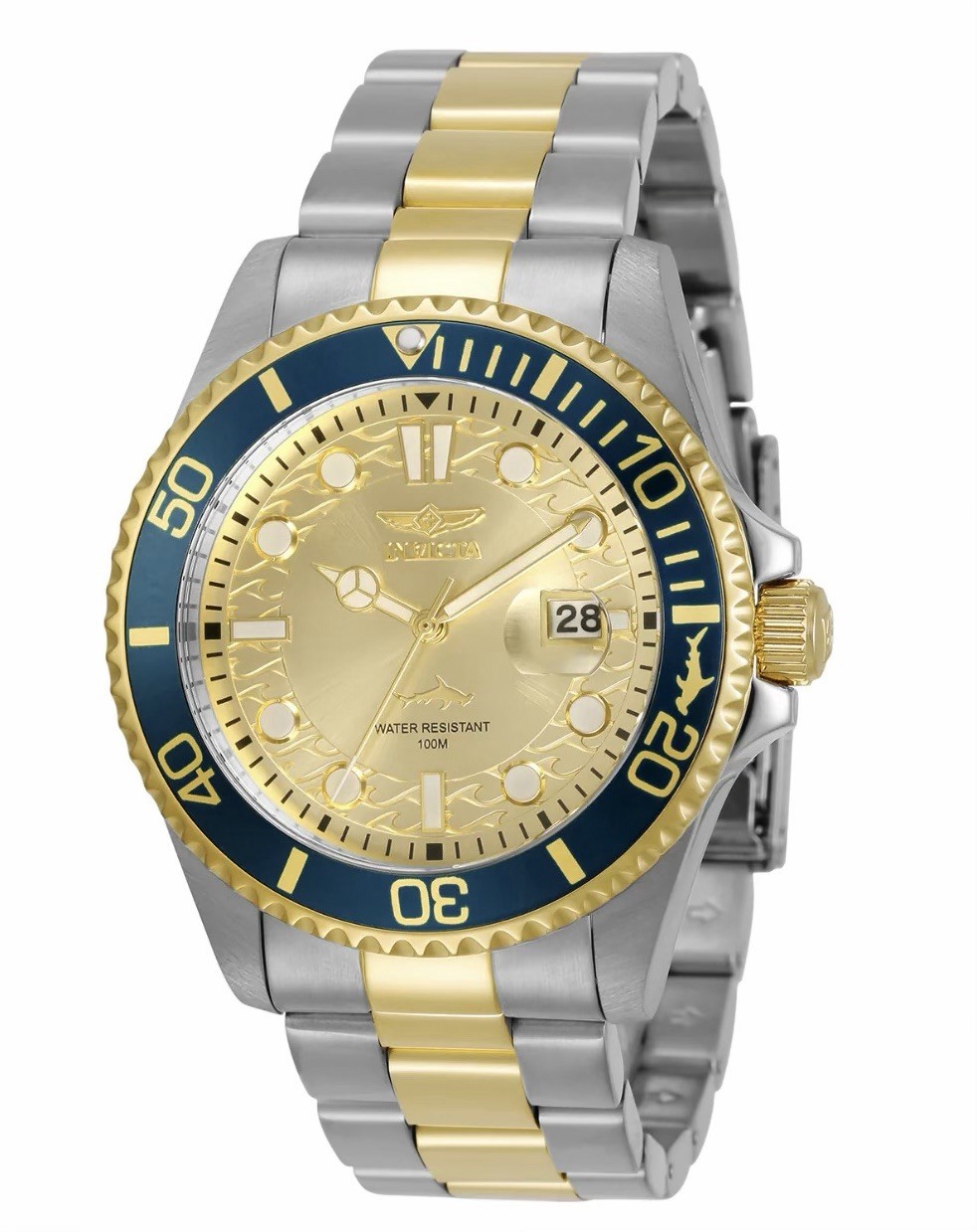 30022 Invicta Pro Diver Currentwave Men’s Watch – 43mm. Steel, Gold