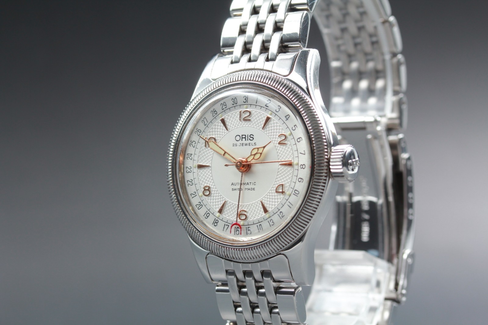 [EXC+5] Oris Big Crown Pointer 7463C White Silver Dial Automatic Men’s Watch JPN