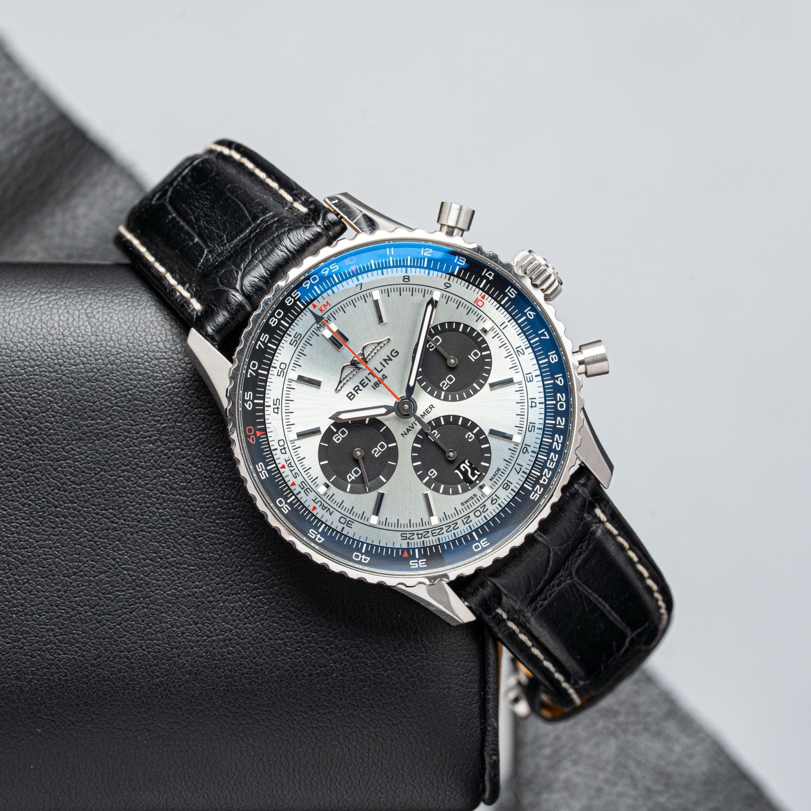 Breitling Navitimer B01 Chronograph 43 Ice Blue Dial Watch AB0138241C1P1