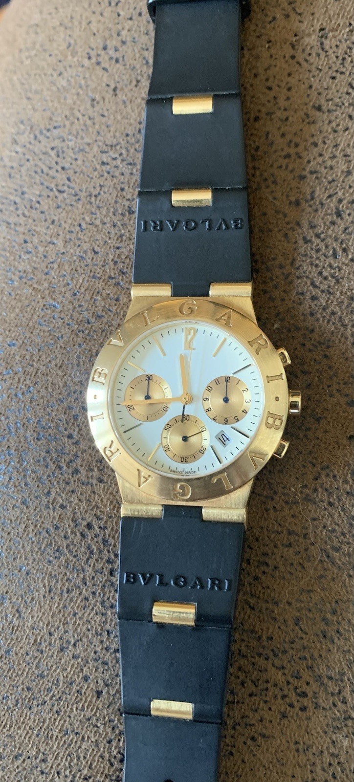 Bvlgari Diagono Chronograph SOLID 18kt Yellow Gold CH 35 G