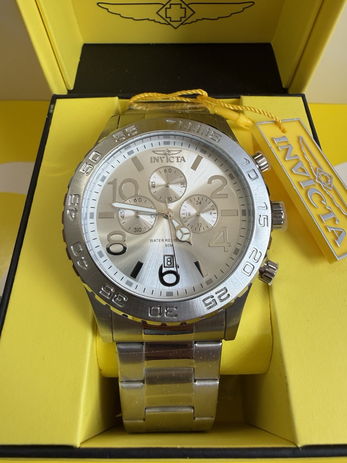 Invicta Men’s Specialty Pulse Japanese Chronograph 50 mm WR 50M