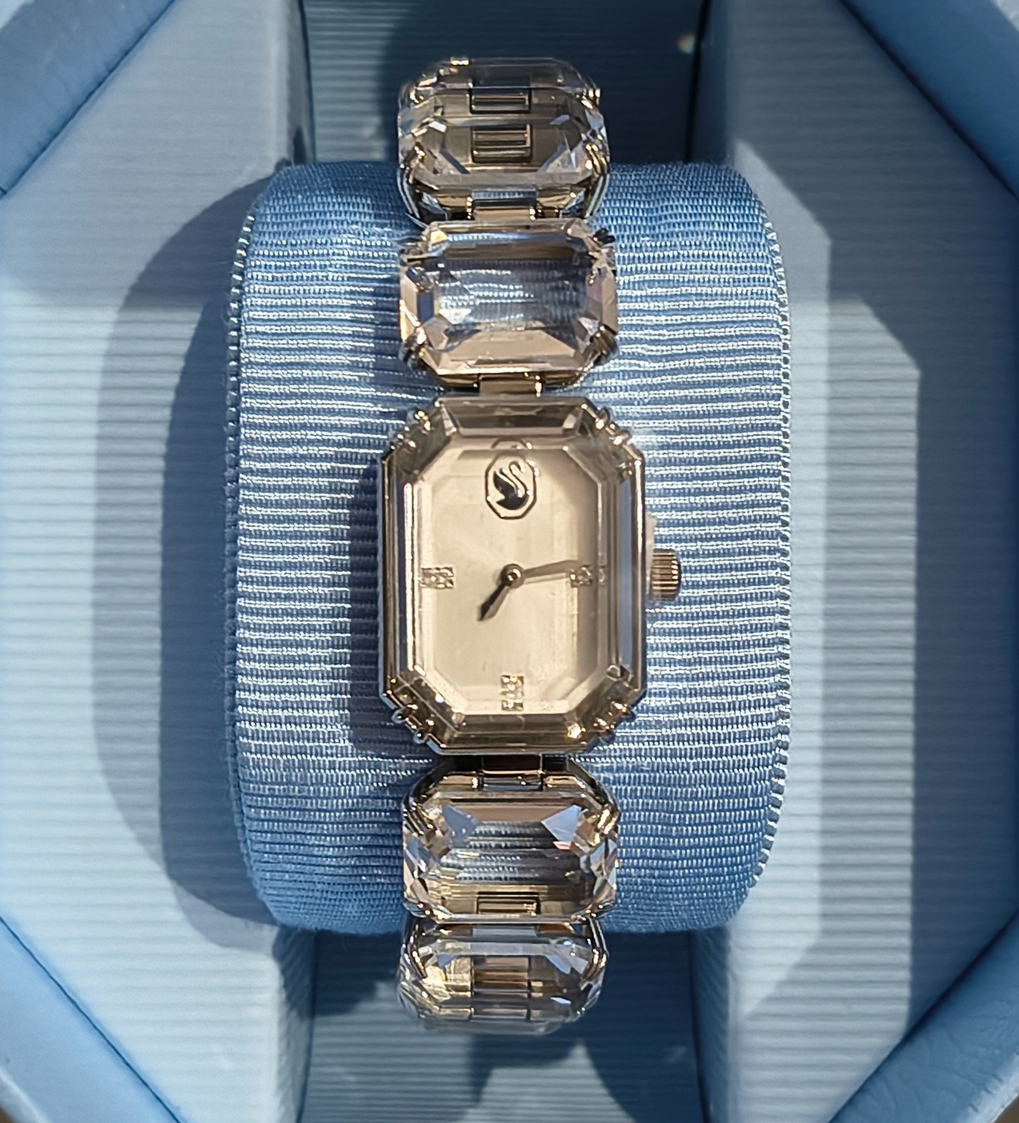 Swarovski Millenia Watch Octagon Cut Bracelet – White, Stainless Steel, 5729182