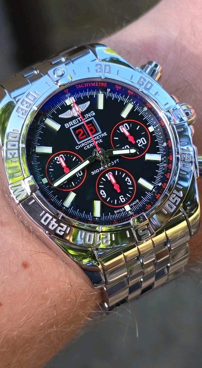 Breitling Blackbird ‘Red Strike’ Ultra Rare Limited Edition!