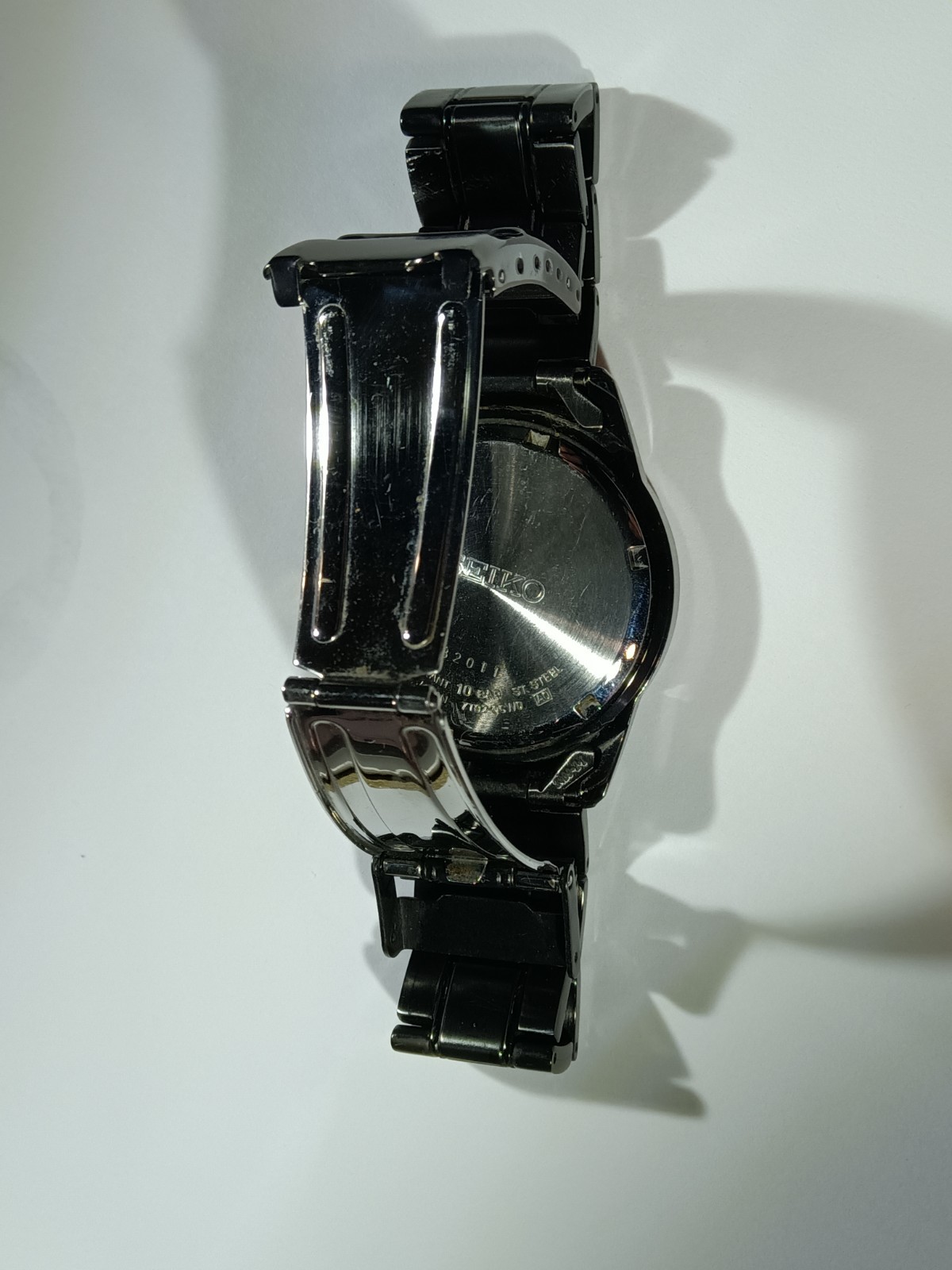 Seiko Quartz Chronograph Watch, Ref 7T92-:0CW0 (Caliber/Movement 7T92 or 7T92A)