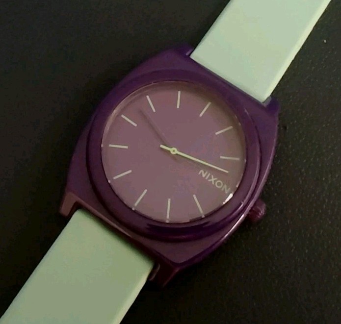 NIXON MINIMAL “THE TIME TELLER P” WATCH Turquiose/Purple