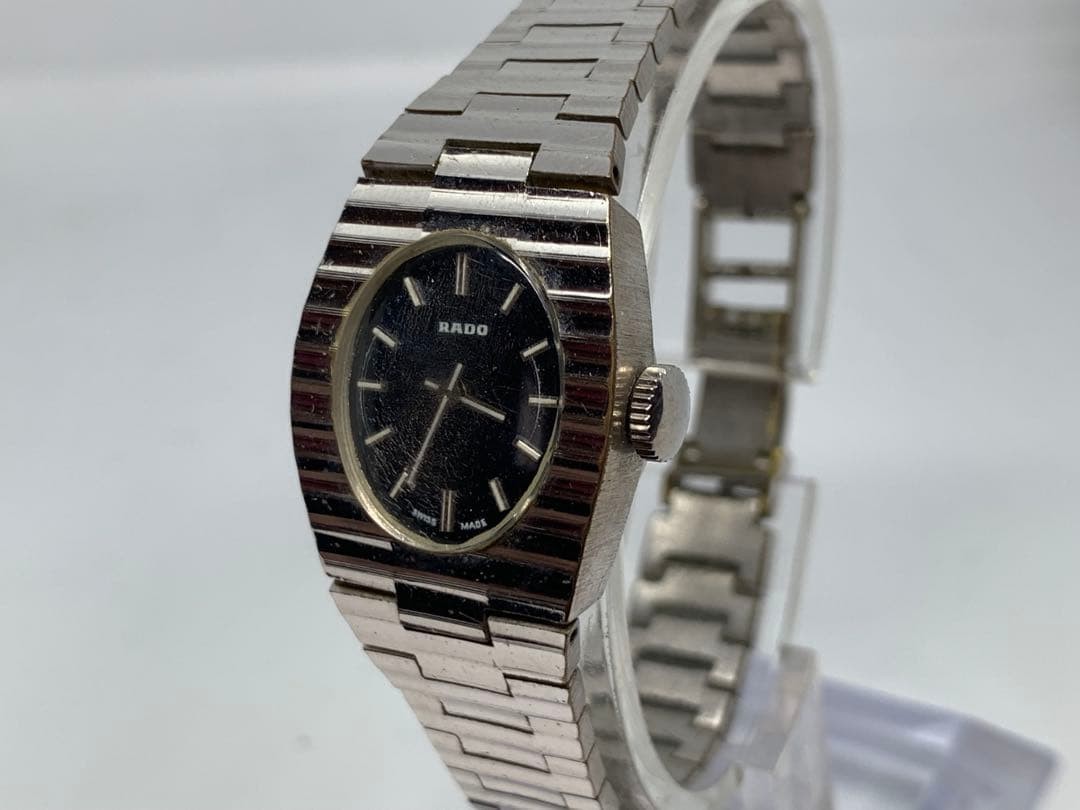 RADO manual watch black stainless steel