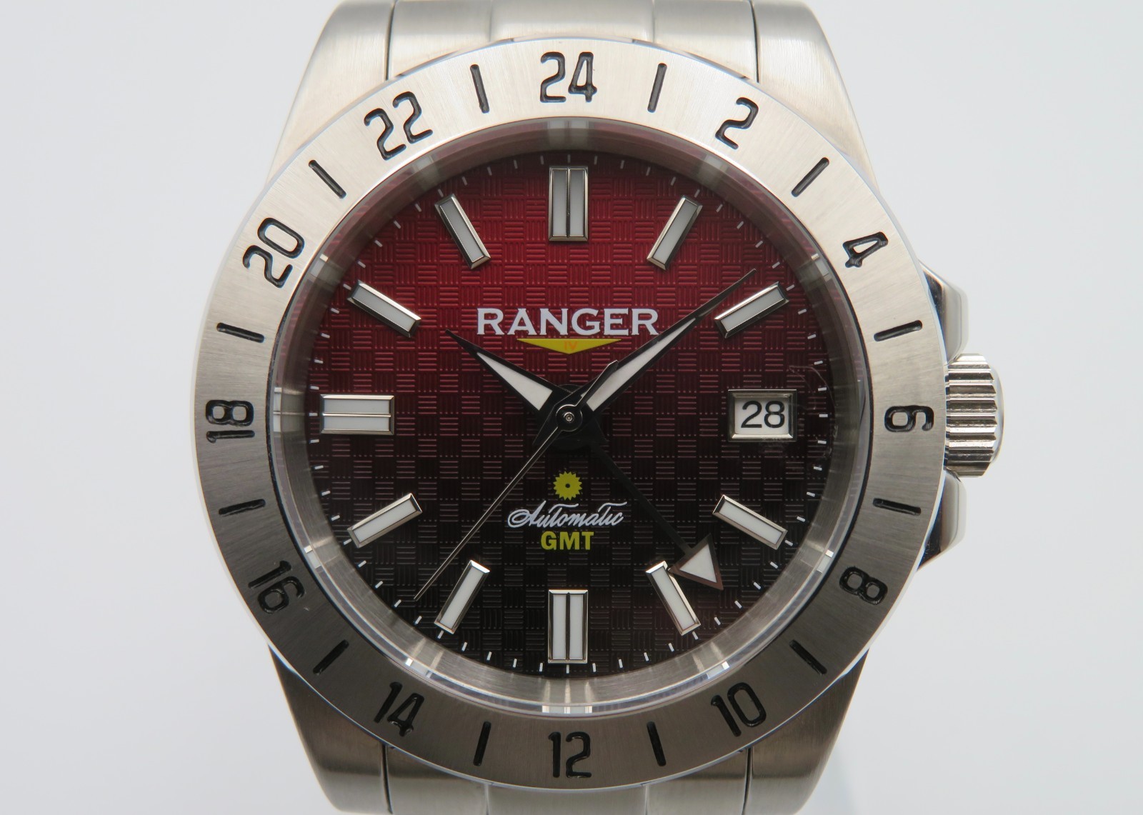 Wancher Ranger IV AKA Fuji Men’s 41mm Stainless Steel Automatic GMT Wristwatch