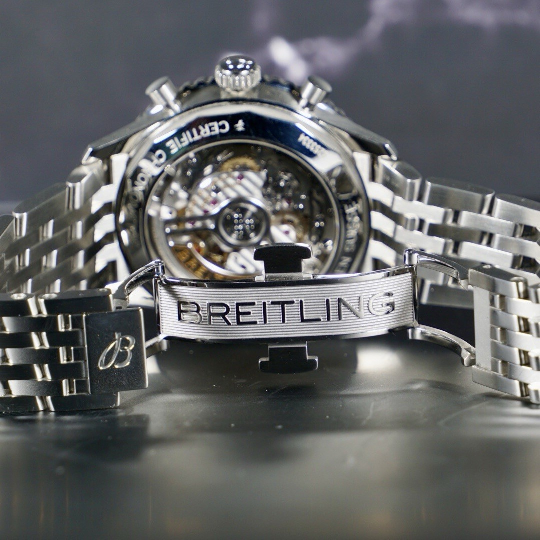 Breitling Navitimer B01 Chronograph 43 Ice Blue Dial AB0138 Full Set