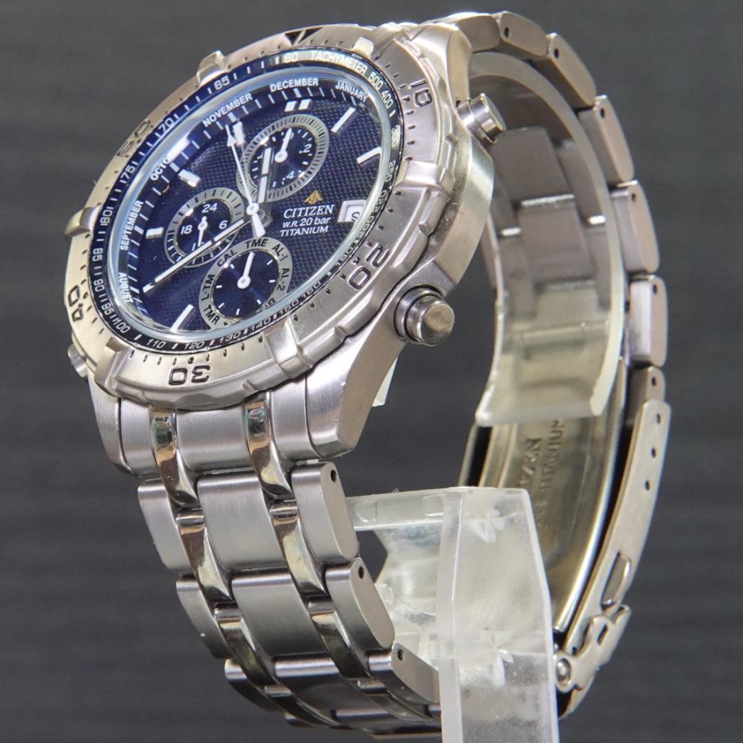 Citizen Promaster 6870 Titanium Chrono with box/frame Wrist: 16.0cm (6.3inch)