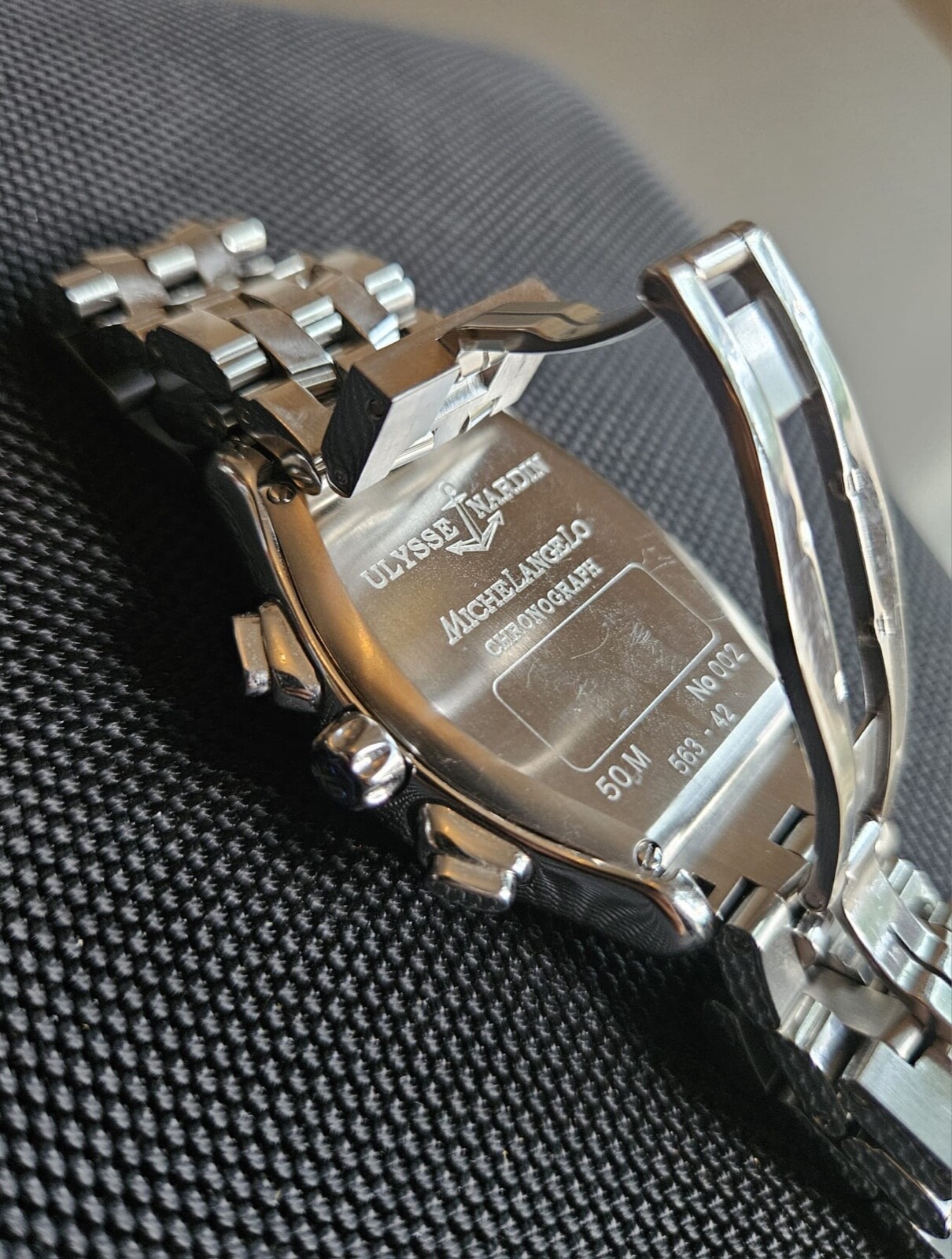 Ulysee Nardin Michelangelo Chronograph on Bracelet; Versatile + Gorgeous + Rare!