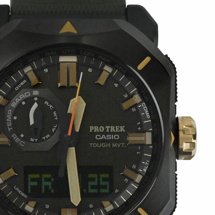 Casio PRO TREK PRW-6900Y-3JF Resin Stainless Steel Urethane Black Khaki Used