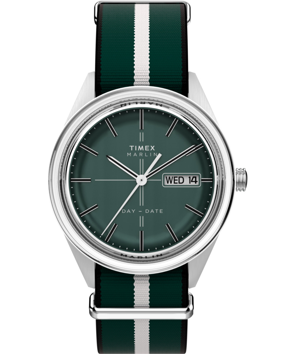 Timex Green Mens Analogue Watch Marlin Jet TW2Y37500