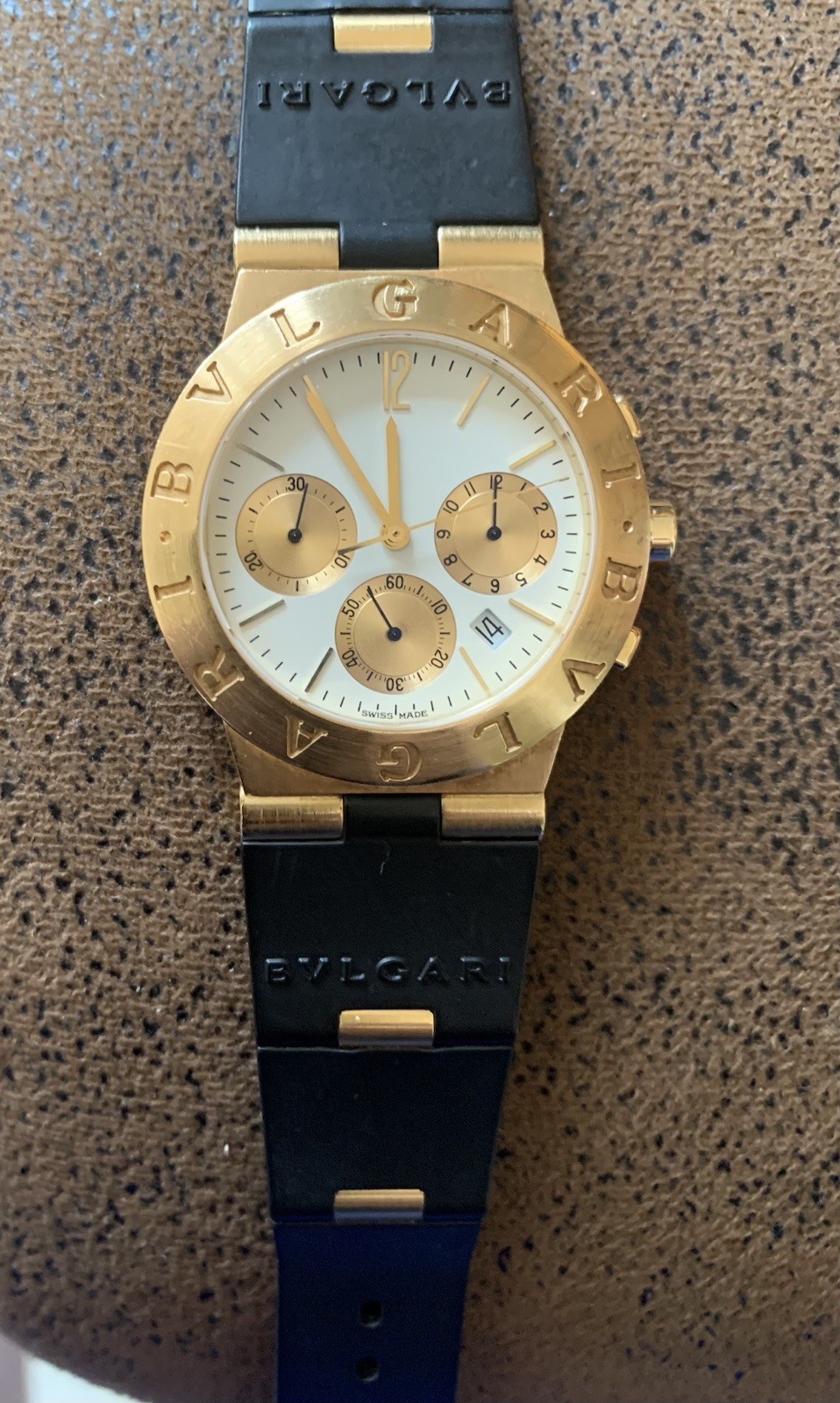 Bvlgari Diagono Chronograph SOLID 18kt Yellow Gold CH 35 G
