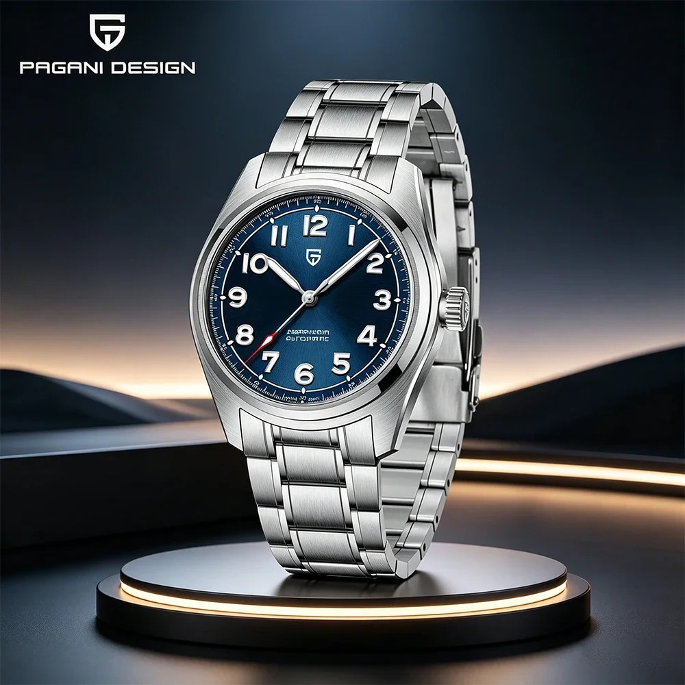 PAGANI DESIGN 38MM Pilot NH35 Automatic Watch Sapphire Waterproof